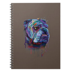 Hundeliebhaber  English Bulldog Geschenk Englisch  Notizblock