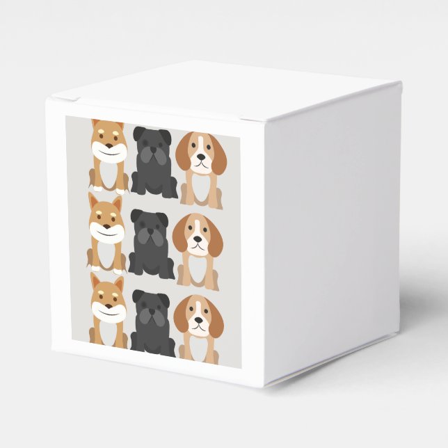 Hundeliebhaber Gefälligkeitsbox Geschenkschachtel (Vorderseite)