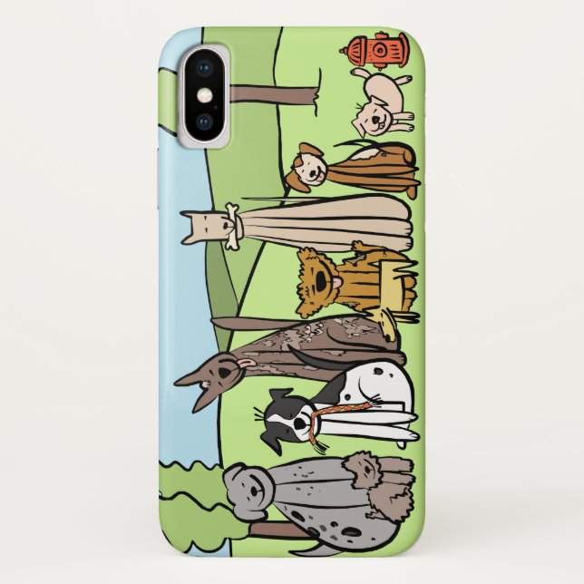 Hundeliebhaber-Handy-Fall - iPhone X Case-Mate iPhone Hülle (Rückseite)