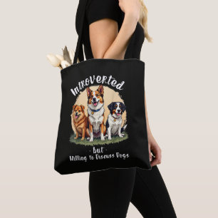 Hundeliebhaber Introvertiert, aber bereit, über Hu Tasche