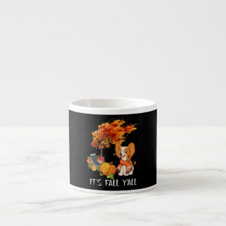Hundeliebhaber | Papillon Es ist Herbst Y'all Espressotasse