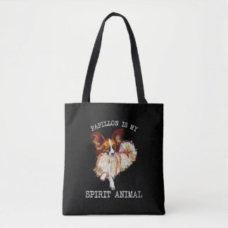 Hundeliebhaber | Papillon ist mein Geist Tier Tasche