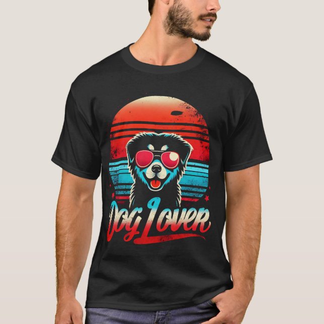 Hundeliebhaber T-Shirt (Vorderseite)