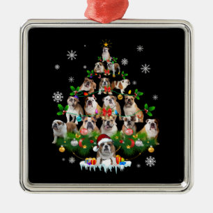 Hundeliebhaber Weihnachtsbaumschmuck für Bulldot Ornament Aus Metall