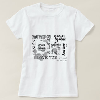 Hundeliebhaber - wie man i-Liebe Sie sagt T-Shirt