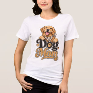 Hundemama Basic T-Shirt Frauen Shirt Hunde Lie