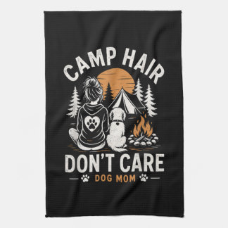 Hundemama Camping Outdoor Lagerfeuer Geschirrtuch