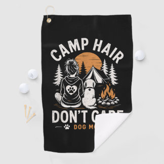 Hundemama Camping Outdoor Lagerfeuer Golfhandtuch