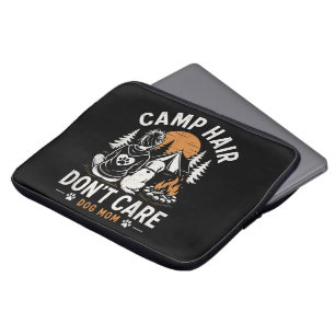 Hundemama Camping Outdoor Lagerfeuer Laptopschutzhülle