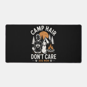 Hundemama Camping Outdoor Lagerfeuer Schreibtischunterlage