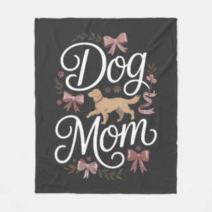 Hundemama Elegantes Coquette Golden Retriever Desi Fleecedecke