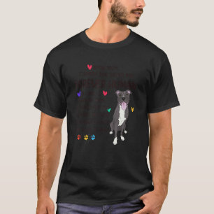 Hundemama Forever Mensch Pitbull-Mama Geständnis L T-Shirt