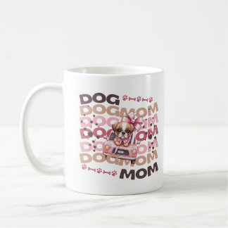 Hundemama Geschenk Süßer Welpe Auto Benutzerdefini Kaffeetasse