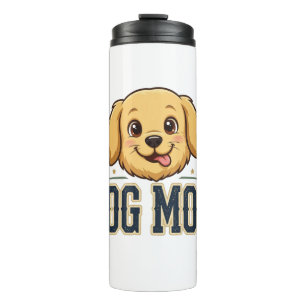 Hundemama Golden Retriever Geschenk-T-Shirt Thermosbecher