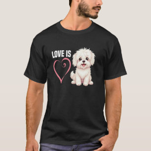 Hundemama Hunde Liebhaber Liebe Welpe Hundebesitze T-Shirt