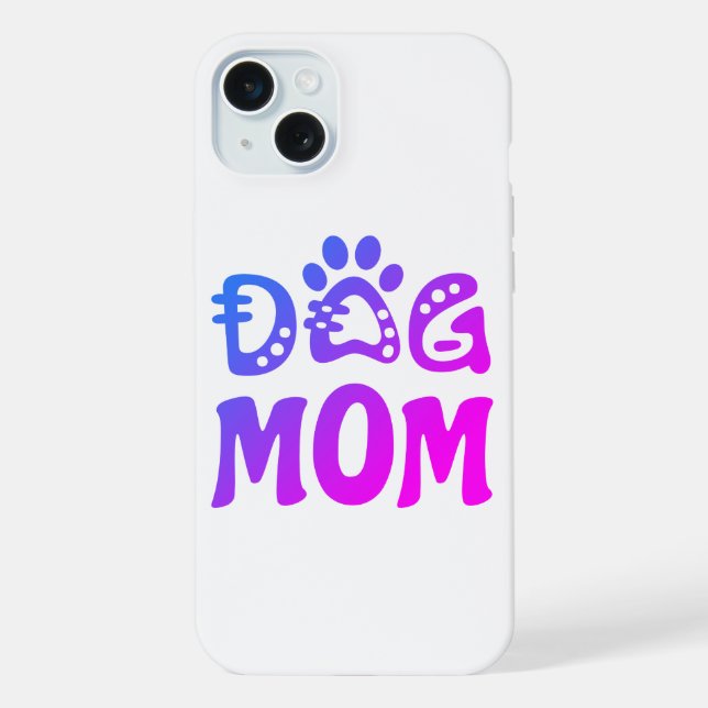 Hundemama iPhone 15 Plus Hülle (Rückseite)