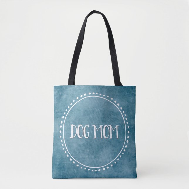 HundeMama-Kreis-Rahmen-Taschen-Tasche Tasche (Vorderseite)
