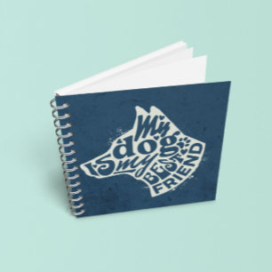 Hundemama Papa Geschenk Notizbuch