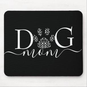 Hundemama Pfotenabdruck Mousepad