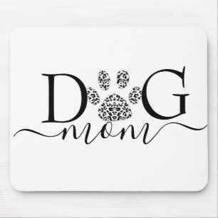 Hundemama Pfotenabdruck  Mousepad