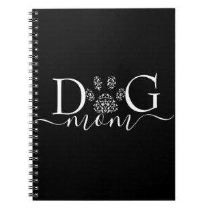 Hundemama Pfotenabdruck  Notizblock