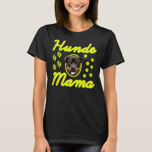 Hundemama Rottweiler Yellow T-Shirt
