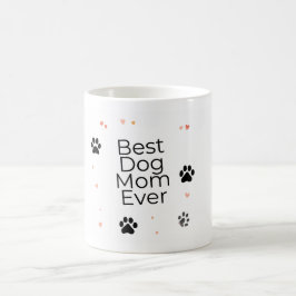 Hundemama-Tasse umgeben von Liebe & Pfoten | Hunde Kaffeetasse