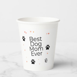 Hundemama umgeben von Liebe und Pfoten Tasse | Hun Pappbecher