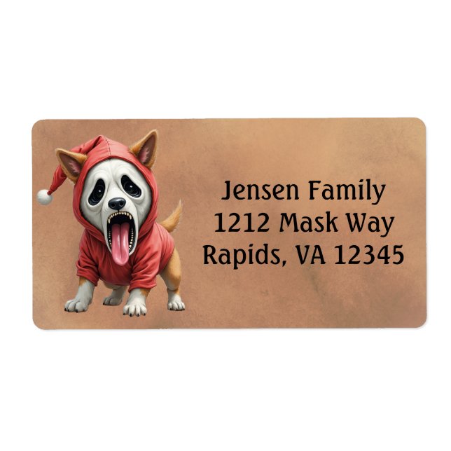 Hundemaske Halloween  (Vorne)