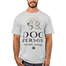 Hundemensch – Weniger Menschen Mehr Hunde T-Shirt