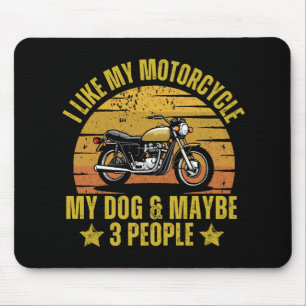 Hundemotorrad Mousepad