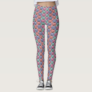 Hundemuster bedruckt leggings