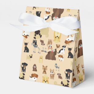 Hundemuster Geschenkschachtel