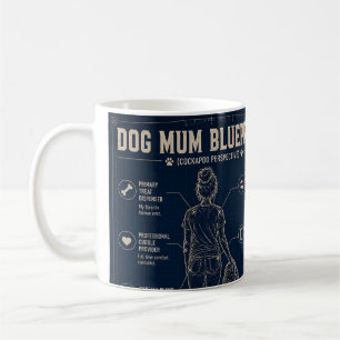 Hundemutter Cockapoo Bauplan Kaffeetasse