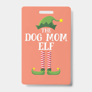 Hundemutter-Elf passende Familien-Gruppen-Weihnach Ausweis