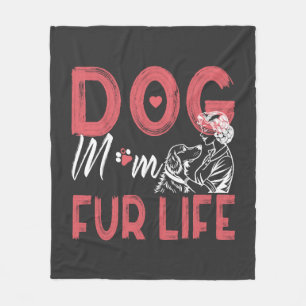 Hundemutter Fürs Leben Müttertag Geschenke für Tie Fleecedecke