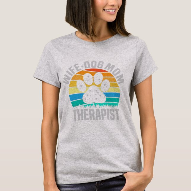 Hundemutter-Geschenk Muttertag T-Shirt (Vorderseite)