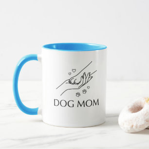 Hundemutter Hand & Pfote Tasse
