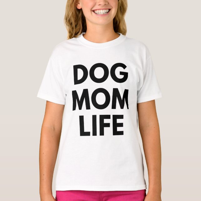 HUNDEMUTTER LEBEN T-Shirt (Vorderseite)
