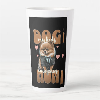 Hundemutter-Tasse – Benutzerdefinierte Namensoptio Milchtasse