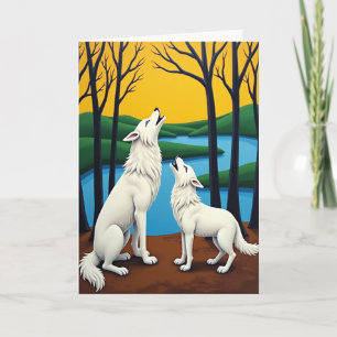 Hundemuttertag Heul-Kunstkarte Karte