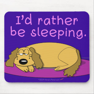 HundeNickerchen Mousepad (Marine)