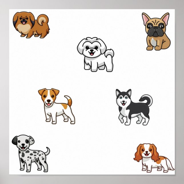 Hundensammlung Poster (Vorne)