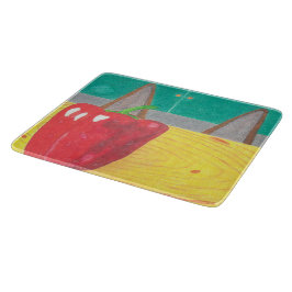 Hundeohren und Pfeffer Schneidebrett