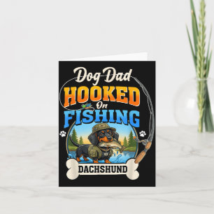 Hundepapa Angler-Dachshund-Hundefischer  Karte