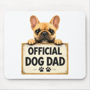Hundepapa Dieser Vater Französische Bulldogge Rass Mousepad