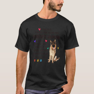 Hundepapa für immer Mensch Deutscher Schäferhund V T-Shirt