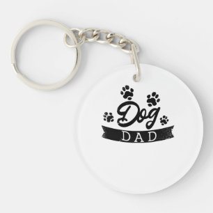 Hundepapa Lustiges Design - Geschenkidee für Hunde Schlüsselanhänger