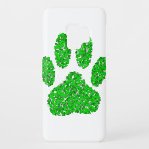 Hundepapierdrucke auf grünen Folien Case-Mate Samsung Galaxy S9 Hülle