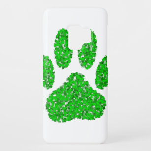 Hundepapierdrucke auf grünen Folien Case-Mate Samsung Galaxy S9 Hülle